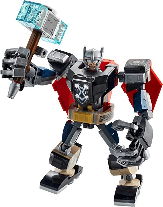 LEGO Marvel Avengers Classic Thor Mech Armor 76169 Cool Thor Hammer Playset; Superhero Building Toy for Kids, New 2020 (139 Pieces)