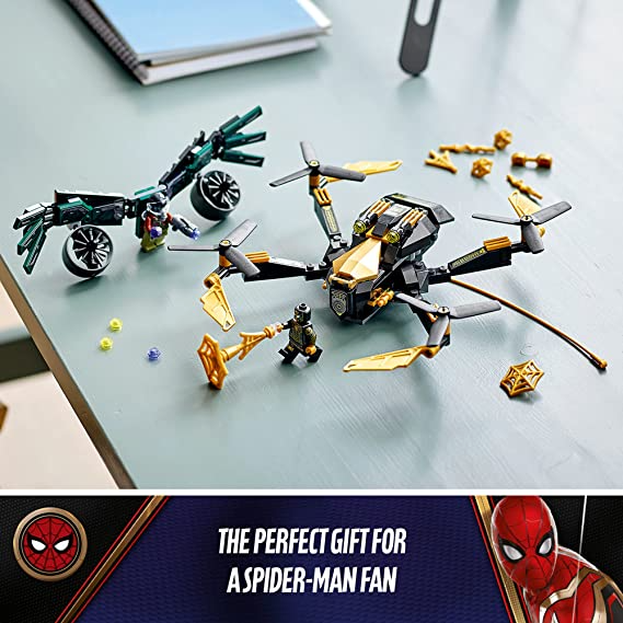 LEGO Marvel Spider-Man Drone Duel Building Kit 198 Pieces