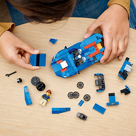 LEGO Speed Champions McLaren Elva Building Kit Top Toy Car Cool Toy for Kids New 2021 (263 Pieces)