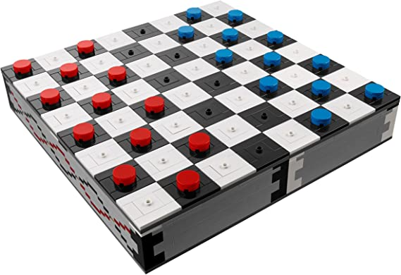 LEGO (40174) Chess Set 2 in one Includes a Buildable Chessboard and Buildable Playing Pieces (1,400 Pieces)