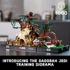 LEGO Star Wars Dagobah Jedi Training Diorama Building Kit for Adults Brick-Built Collectible for Display 1,000 Pieces