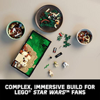 LEGO Star Wars Dagobah Jedi Training Diorama Building Kit for Adults Brick-Built Collectible for Display 1,000 Pieces