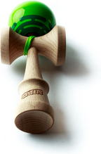 Sweets Kendamas Radar Prime Kendama - Sticky Paint, Perfect for Beginners, Extra String Accessory Bundle (Green)