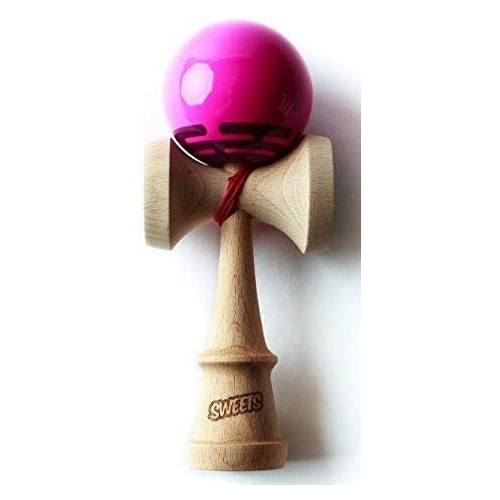 Sweets Kendamas Prime Radar Kendama - Sticky Paint, Perfect for Beginners (Pink)