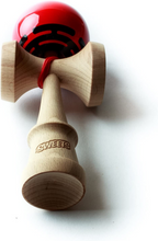 Sweets Kendamas Radar Prime Kendama - Sticky Paint, Perfect for Beginners, Extra String Accessory Bundle (Red)