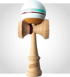 Sweets Kendamas Prime Sport Stripe Kendama - Sticky Paint, Stripe Design, Extra String Accessory Bundle (Avalanche)