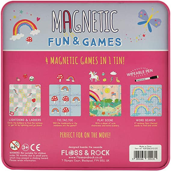 Floss & Rock 40P3563 Rainbow Fairy Magnetic Fun and Games Toy