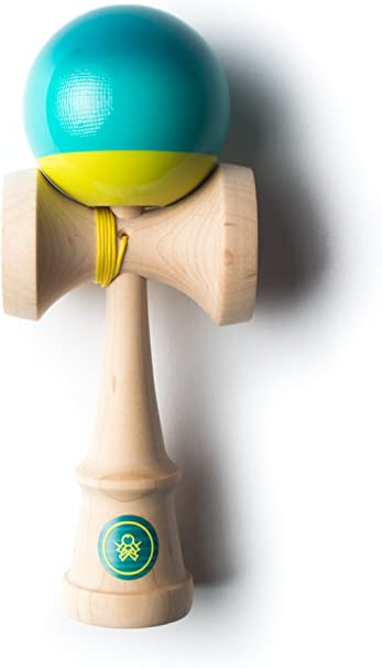 Sweets Kendamas Prime Pro Model Kendama - Sticky Paint, Hardwood Maple, Extra String Accessory Bundle (Christian Fraser)