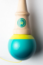 Sweets Kendamas Prime Pro Model Kendama - Sticky Paint, Hardwood Maple, Extra String Accessory Bundle (Christian Fraser)