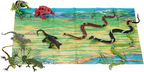 Warm Fuzzy Toys Reptile Tub Figurines Playmat T-152RA
