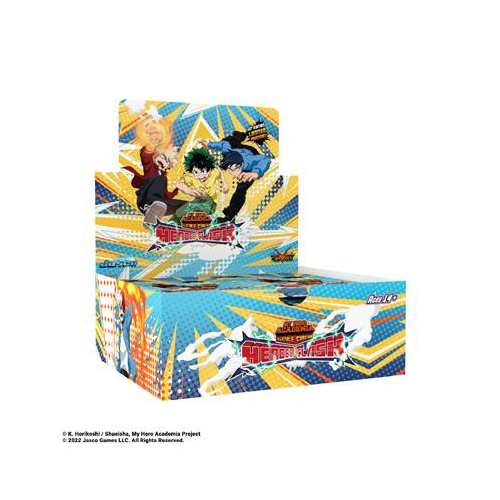 My Hero Academia CCG: Heroes Clash Booster Display