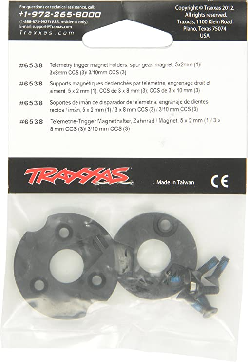 Traxxas 6538 Telemetry Trigger Magnet Holder for Spur Gear