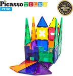 PicassoTiles Piece Set 180 Piece Building Block Toy Deluxe Construction Kit PT180