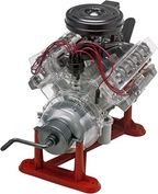 Revell 85-8883 1/4 Visible V-8 Engine Plastic Model Kit 12-Inch Multi-Colored