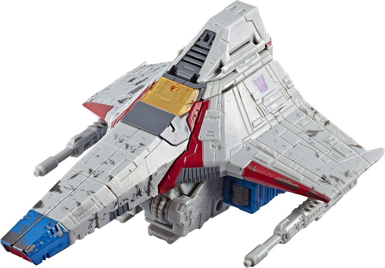 Transformers Toys Generations War for Cybertron Voyager Wfc-S24 Starscream Action Figure Siege Chapter Adults & Kids Ages 8 & Up, 7
