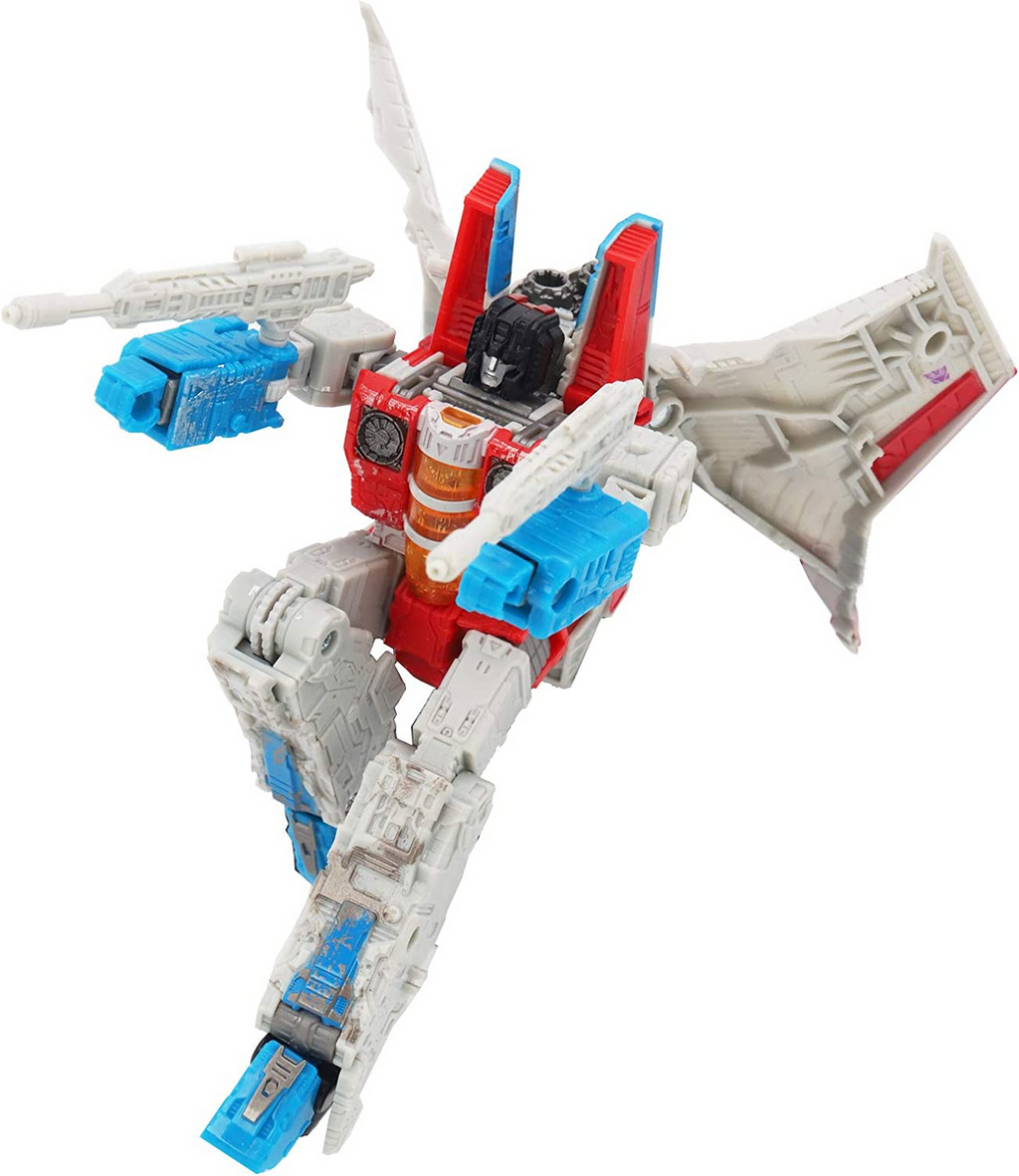 Transformers Toys Generations War for Cybertron Voyager Wfc-S24 Starscream Action Figure Siege Chapter Adults & Kids Ages 8 & Up, 7