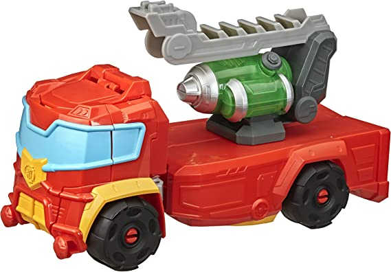 Transformers Playskool Heroes Rescue Bots Academy Rescue Power Hot Shot Converting Toy Robot 14-Inch Collectible Action Figure Toy for Kids Ages 3 and Up