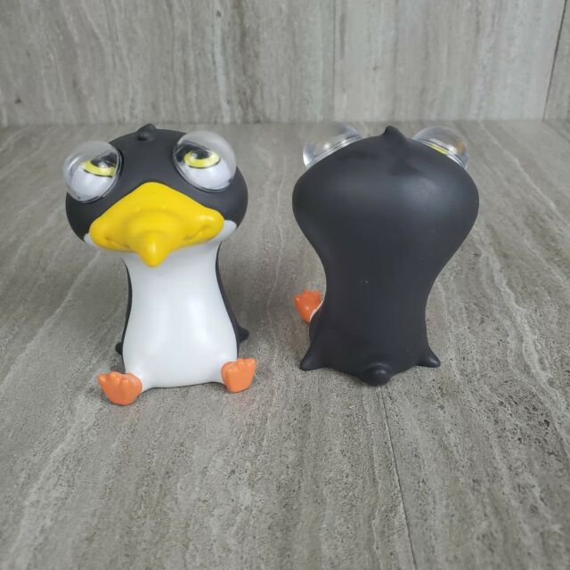 Warm Fuzzy Toys Poppin Peeper Penguin Fidget Toy 3 T-55PE