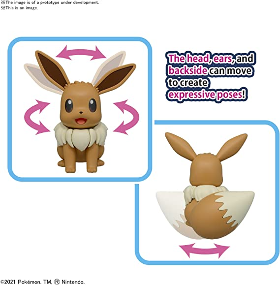 Bandai Spirits Pokemon: 02 Eevee Big Model Kit