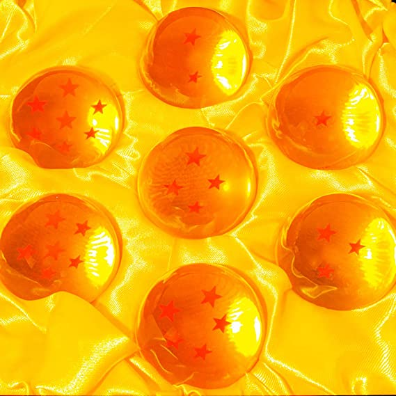 ABYstyle Dragon Ball Z - Officially Licensed Dragon Ball Collector's Set - 7 Dragon Balls- Anime Collectibles- Large Crystal Acrylic Resin Balls - Approx 2" in Diameter