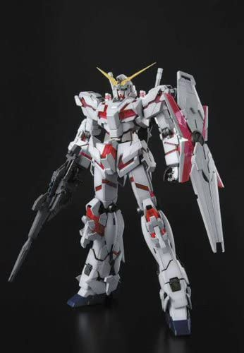 Bandai Hobby RX-0 Unicorn Gundam HD Color with MS Cage Master Grade Figure, Scale 1/100