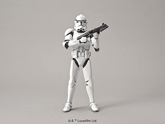 Bandai Hobby Star Wars 1/12 Plastic Model Clone Trooper Star Wars