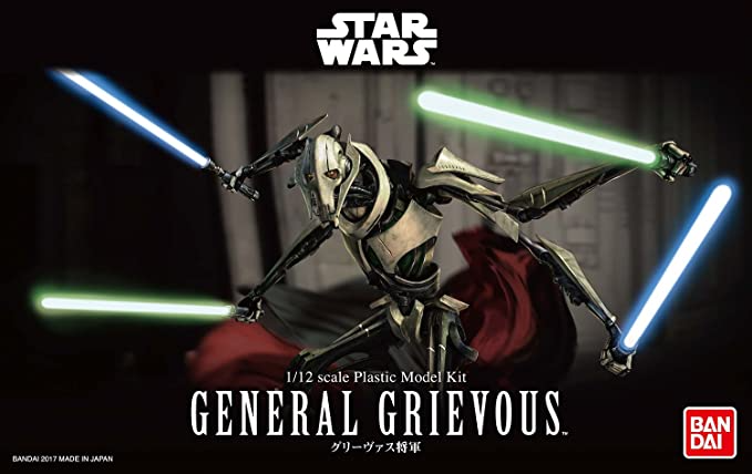 Bandai Hobby Star Wars 1/12 Plastic Model General Grievous Star Wars