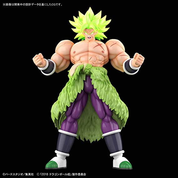 Bandai Hobby Figure-Rise Standard Super Saiyan Broly Full Power Dragon Ball Super, White, Model:BAS5055712