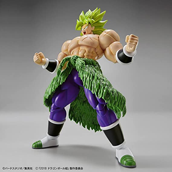 Bandai Hobby Figure-Rise Standard Super Saiyan Broly Full Power Dragon Ball Super, White, Model:BAS5055712