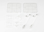 TAMASHII NATIONS Bandai Stage Act. 4 for Humanoid Stand Support (Clear) (2 Stands)