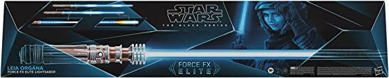 Star Wars The Black Series Leia Organa Force FX Elite Lightsaber with Advanced LED and Sound Effects Adult Collectible Roleplay Item HSF3904