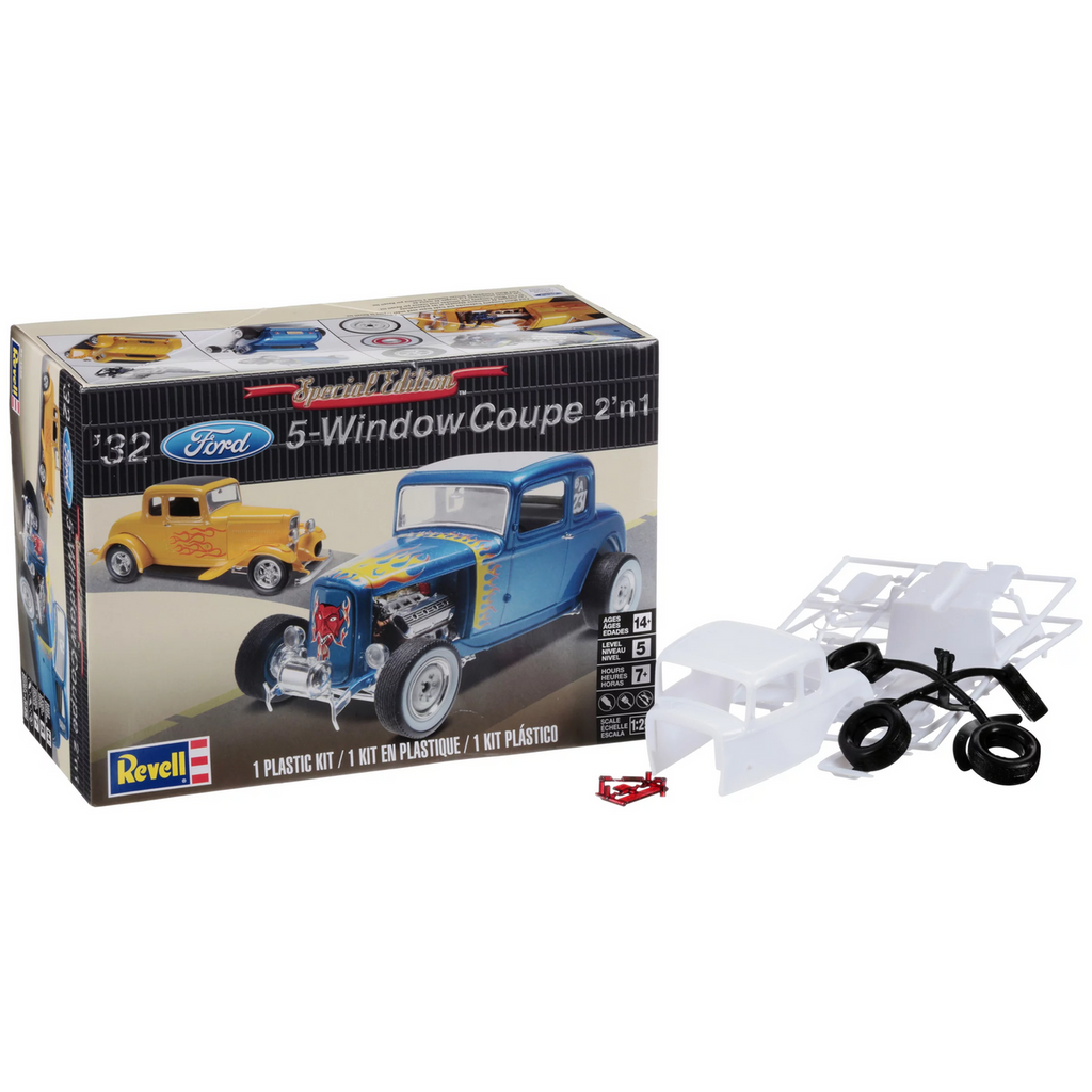 Revell 1/25 '32 Ford 5 Window Coupe 2' n 1