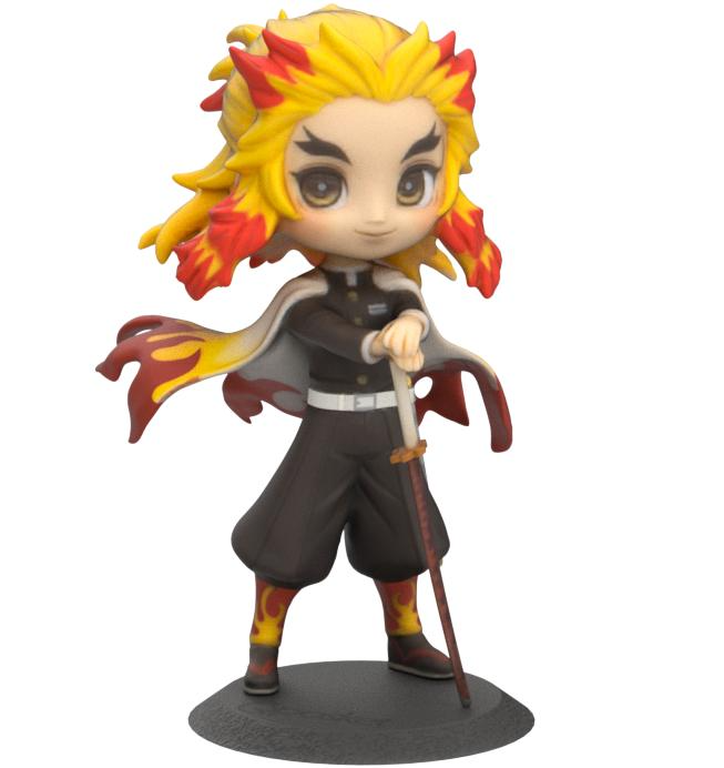 Banpresto Demon Slayer: Kimetsu no Yaiba Q posket-KYOJURO RENGOKU-(ver.A)