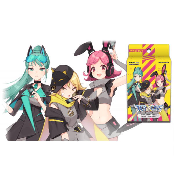 WIXOSS TCG Diva Debut Deck Starter Wolf Lion Lovit Single Pack TKRWXDID04-1P