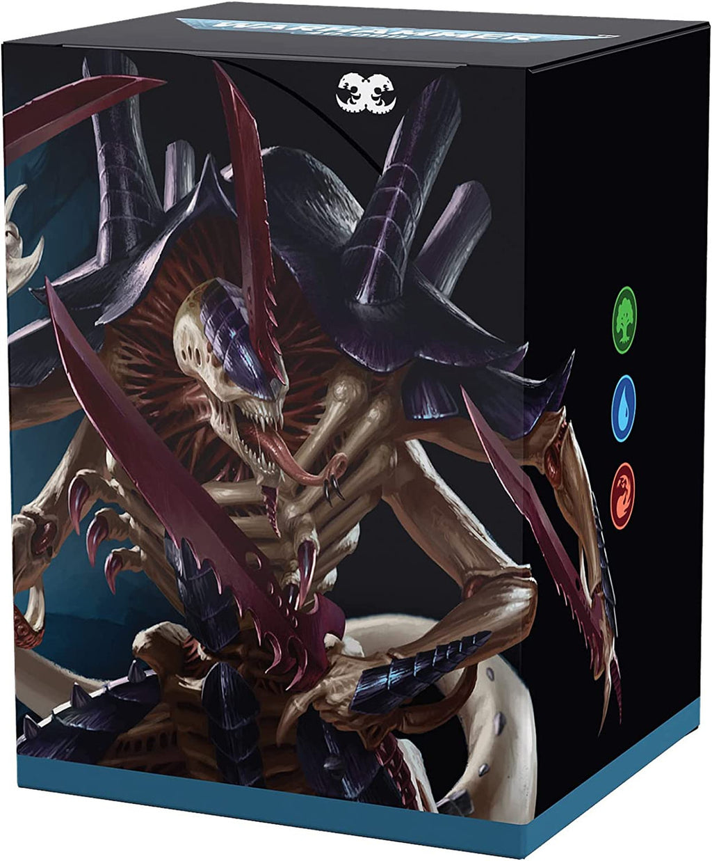 MTG Magic The Gathering CCG Universes Beyond Warhammer 40K Commander Deck Regular Tyranid Swarm Tyranid Swarm Green-Blue-Red Single Pack WCMGWH40KCOM-TyranidSwarm
