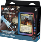 MTG Magic The Gathering CCG Universes Beyond Warhammer 40K Commander Deck Regular The Ruinous Power Blue-Black-Red Single Pack WCMGWH40KCOM-TheRuinousPowers