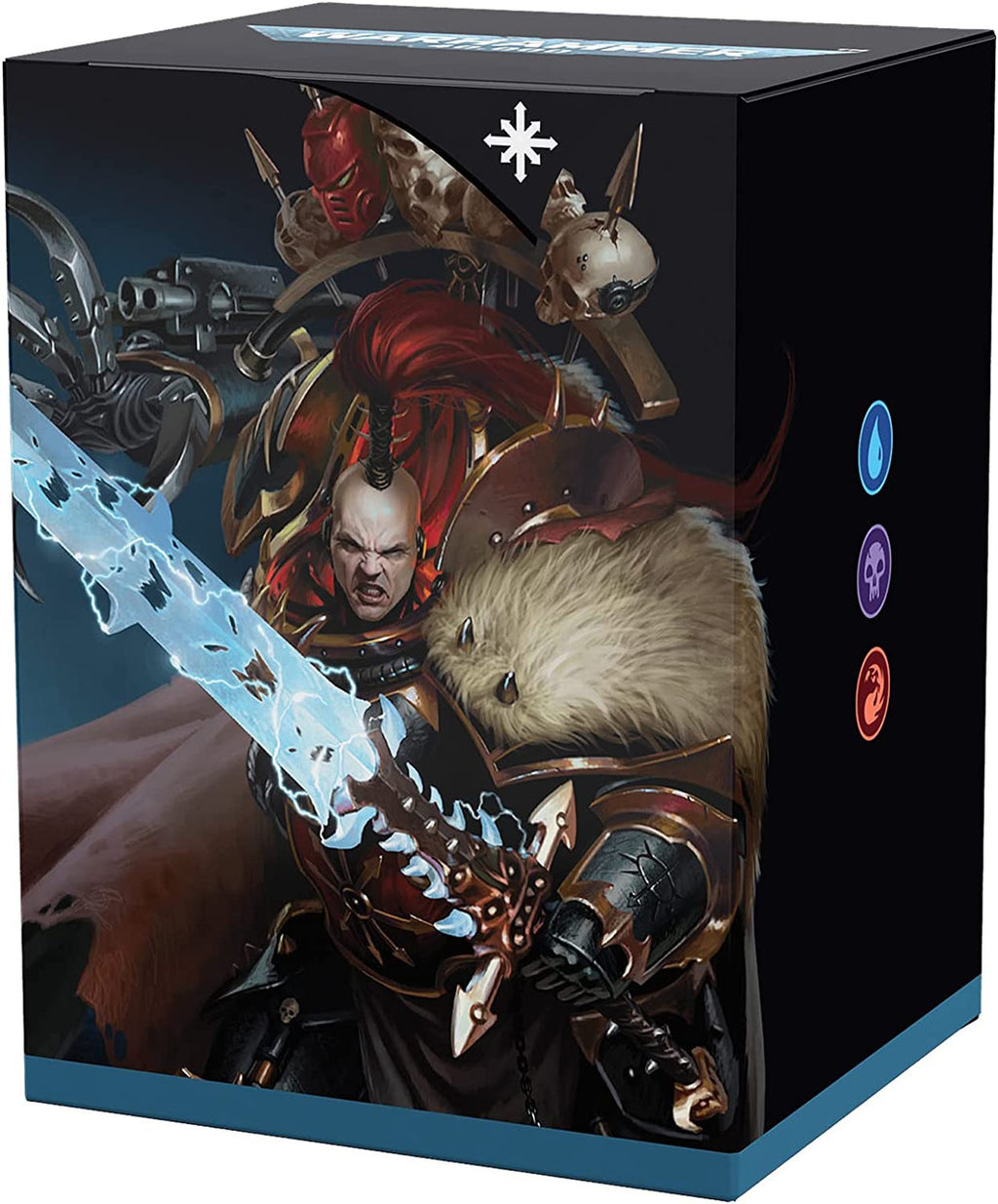 MTG Magic The Gathering CCG Universes Beyond Warhammer 40K Commander Deck Regular The Ruinous Power Blue-Black-Red Single Pack WCMGWH40KCOM-TheRuinousPowers