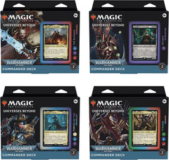 Magic the Gathering CCG Universes Beyond  Warhammer 40k Commander Deck Regular (4)