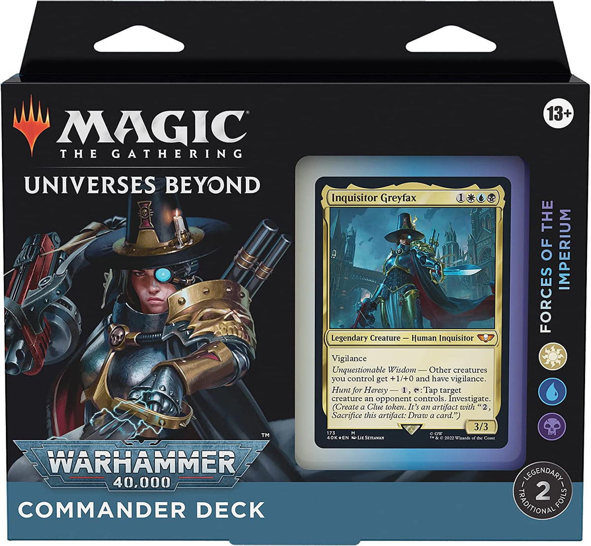 Magic the Gathering CCG Universes Beyond  Warhammer 40k Commander Deck Regular (4)