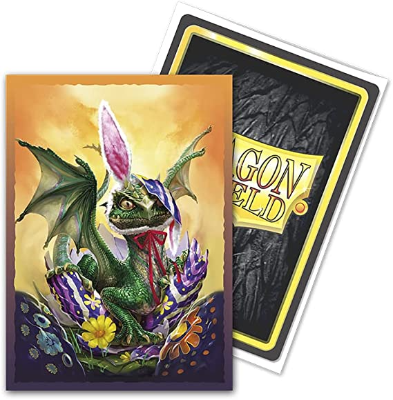 Dragon Shield Sleeves Standard Size Easter Dragon 2022 Artwork On Brushed Back Card 100 Ct AT-12081