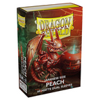 Dragon Shield Japanese Size Matte Dual Finish Peach Color Card Sleeves 60ct AT-15153