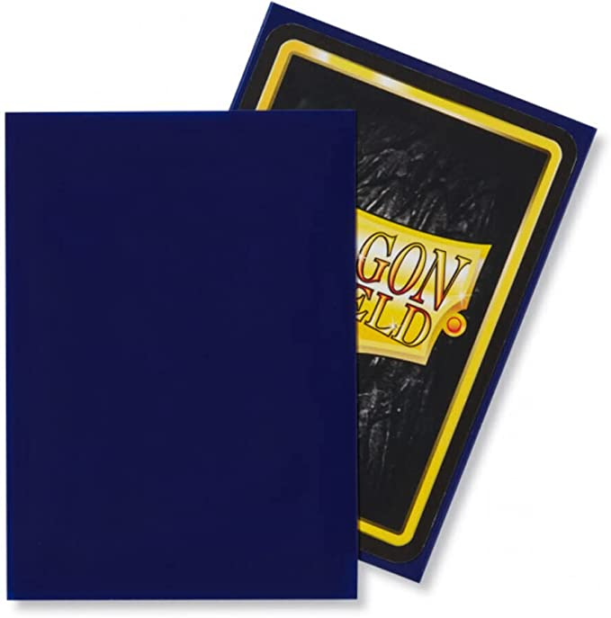 Dragon Shield Sleeves Standard Size Size Classic Night Blue Color 100 Ct ATM10042