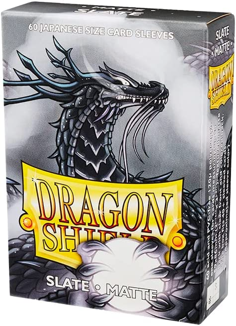 Dragon Shield Arcane Tinman Japanese Size Matte Finish Slate Colour Sleeves 60ct AT-M11127