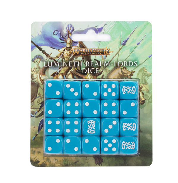 Games Workshop Warhammer Age of Sigmar Lumineth Realm-Lords Dice 87-61