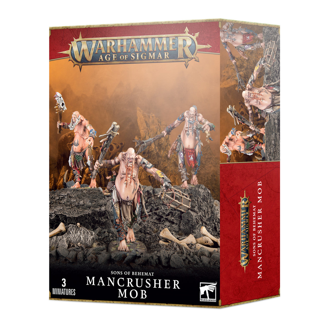 Games Workshop Warhammer Age of Sigmar Sons of Behemat Mancrusher Mob 93-09