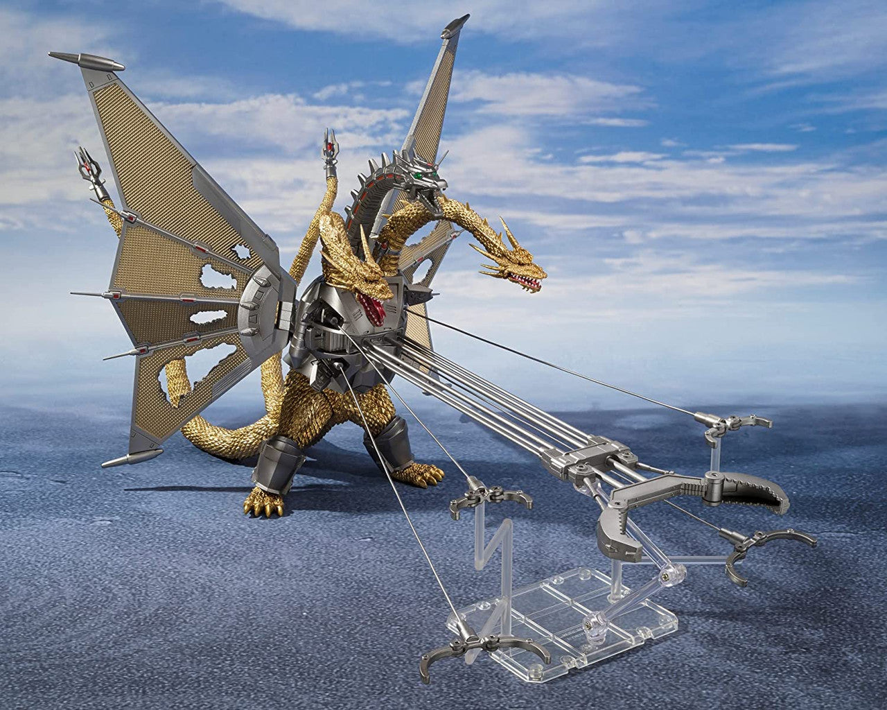 Tamashii Nations - Godzilla vs. King Ghidorah - Mecha Ghidorah Shinjuku Decisive Battle Special Set, Bandai Spirits S.H.MonsterArts Figure
