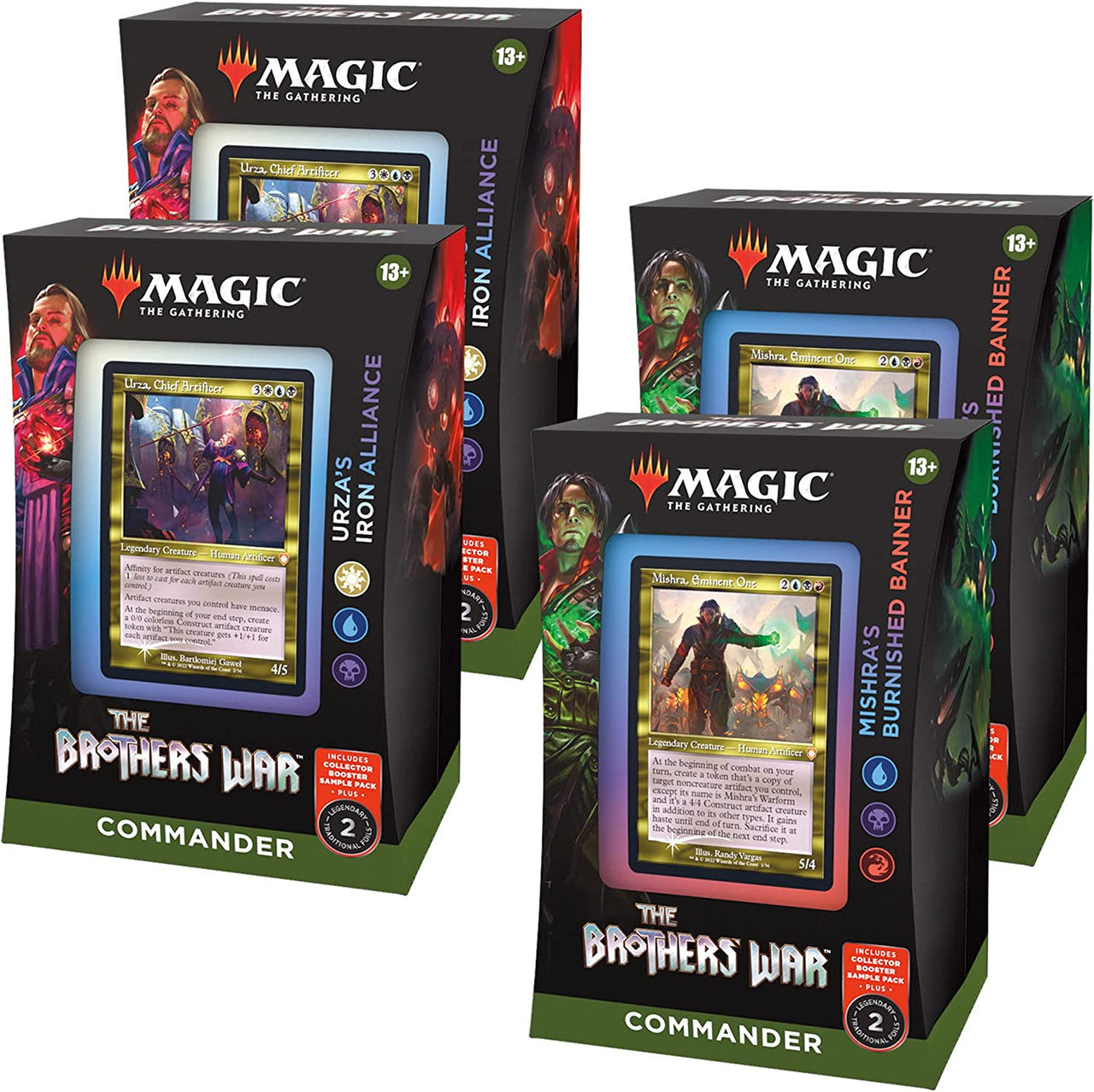 Magic the Gathering CCG: The Brothers War Commander Deck Carton (4)