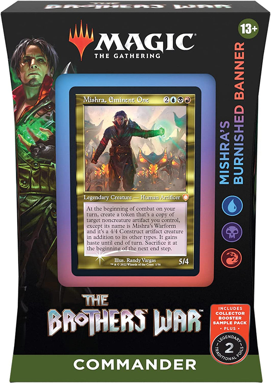 Magic the Gathering CCG: The Brothers War Commander Deck Carton (4)