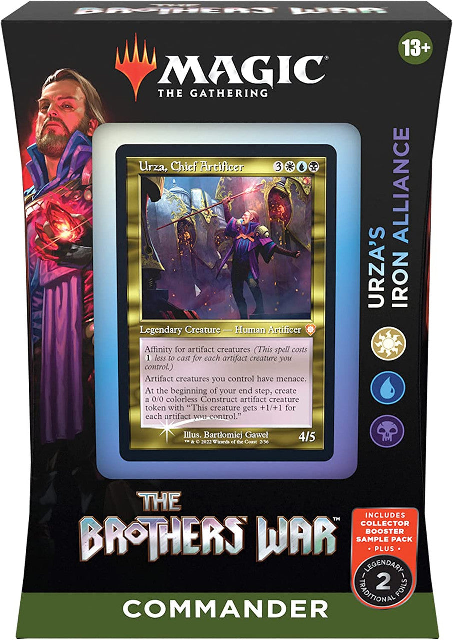 MTG Magic The Gathering CCG The Brothers War Commander Deck Carton Urzas Iron Alliance Single Pack MTG-CCG-BW-CD-Carton-UrzasIronAlliance