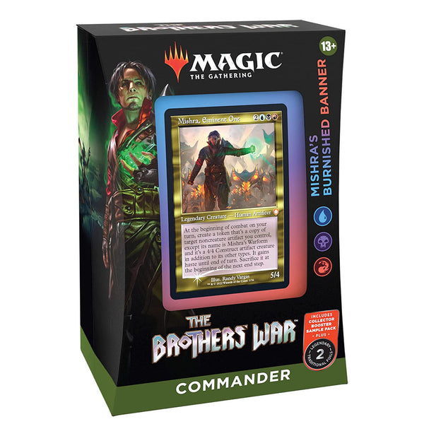 MTG Magic The Gathering CCG The Brothers War Commander Deck Carton Mishras Burnished Banner Single Pack MTG-CCG-BW-CD-Carton-MishrasBurnishedBanner